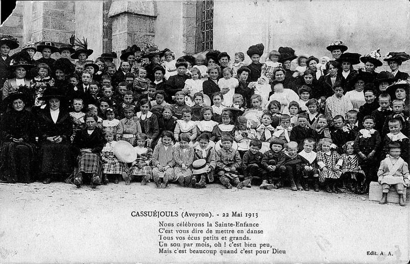 CASSUEJOULS (Aveyron). - 22 Mai 1914