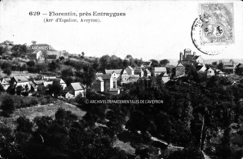 629 - Florentin, près Entraygues (Arrt d'Espalion, Aveyron)