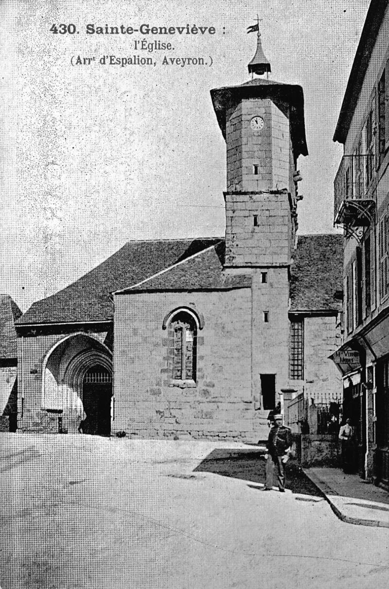 430. Sainte Geneviève sur Argence : l'Eglise. (Arrt d'Espalion (Aveyron)