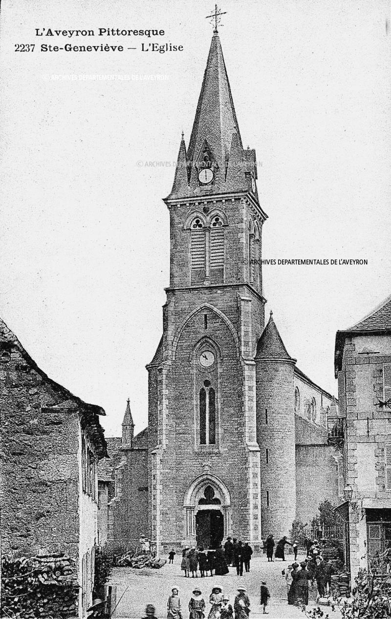 L'Aveyron Pittoresque 2237 Ste-Geneviève - L'Eglise