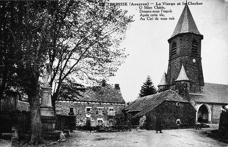 LA TERRISSE (Aveyron) - La Vierge et le Clocher, 1930