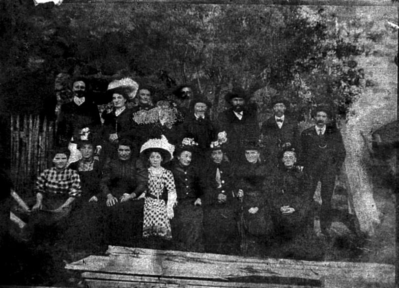 Famille Prat, Vic, aux Cauzels, 1910