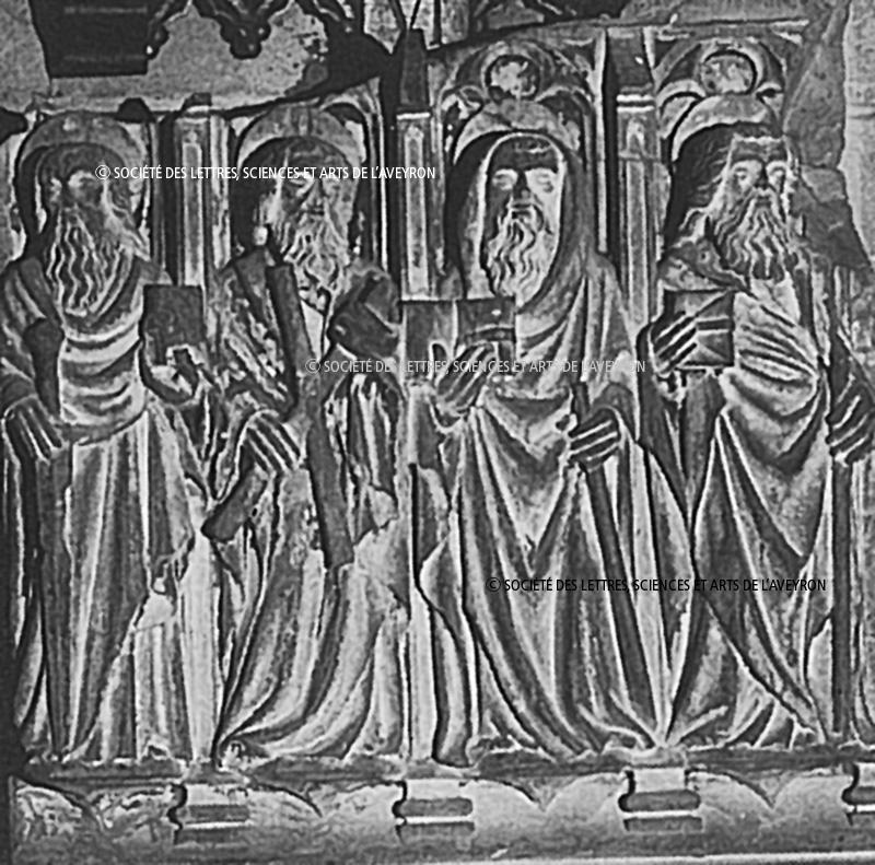 Fragment de bas-reliefs avec représentation du Christ et des apôtres, XVe siècle