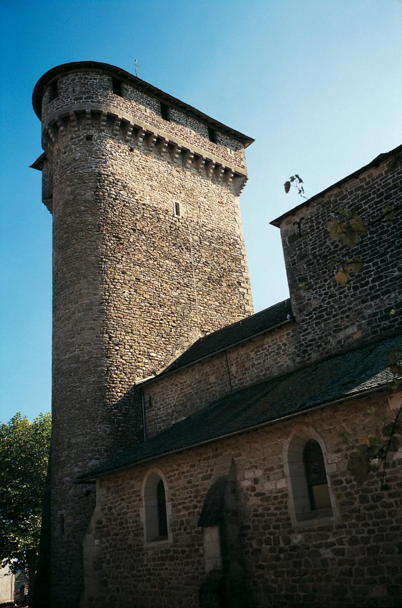 Clocher (cloquièr) fortifié, octobre 1995
