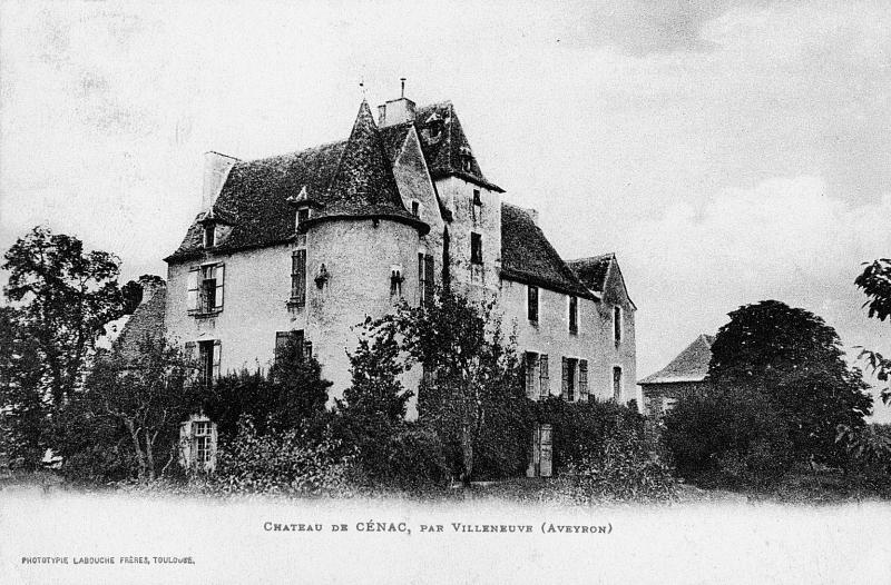 Château de CENAC, par Villeneuve (Aveyron)