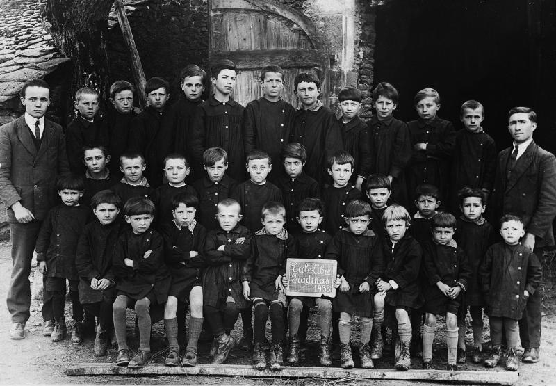 Ecole (escòla) libre ou privée des garçons, 1933