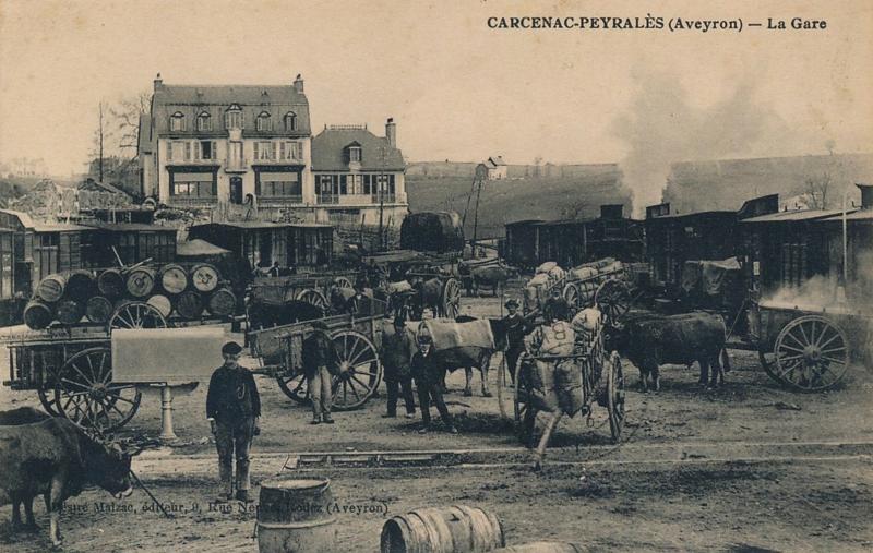 CARCENAC-PEYRALÈS (Aveyron) – La Gare