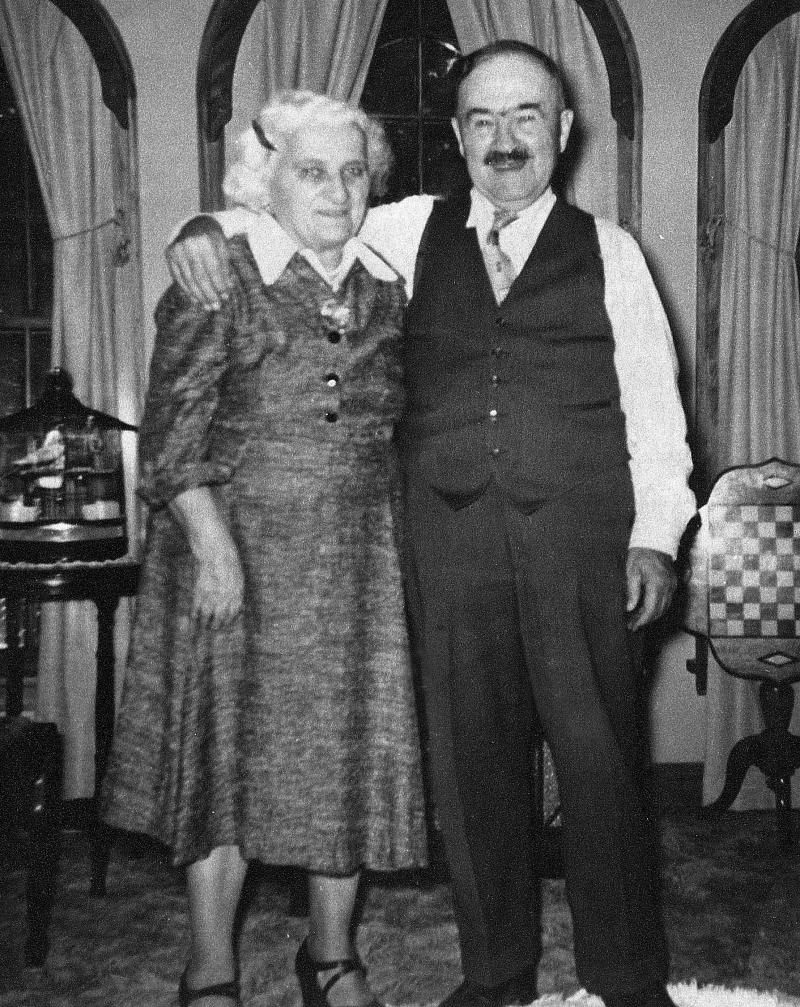 Couple (coble) ayant émigré à Klamath County, état de l'Oregon, Etats Unis, 1955 